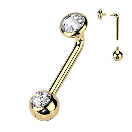 TIBC08 | Gold - 1,6mm x 12mm x 5mm