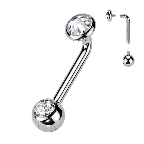 TIBC08 | Silber - 1,6mm x 10mm x 5mm