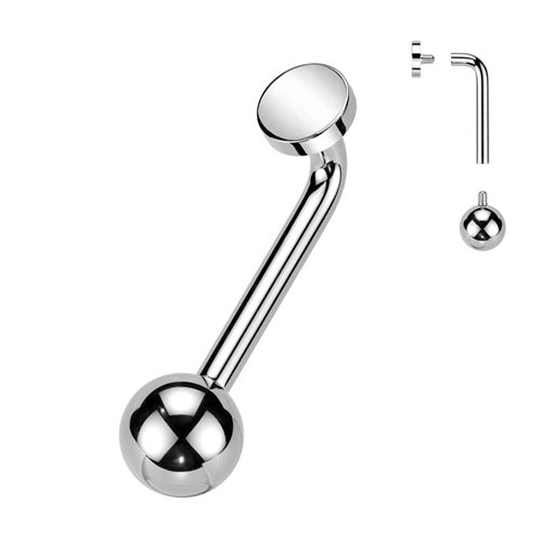 TIBC10 | Silber - 1,6mm x 12mm x 5mm