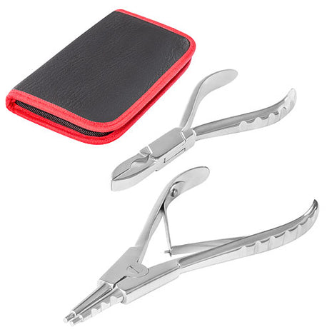 Set of 2 Piercing Pliers Ring Opener Ring Closing Pliers 