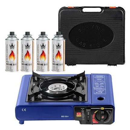 Tom (Blau) + 4 Gasflaschen