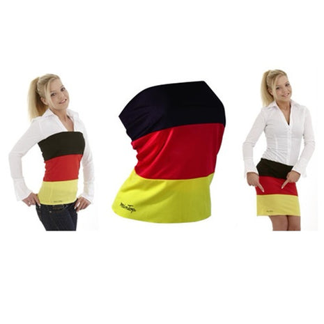 🇩🇪 Deutschland TOP & ROCK Fahne Fanartikel sexy Frauen Mädchen Trikot