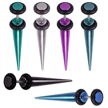 Fake Plug Dehnstab Spike Piercing Ohrstecker