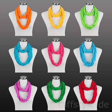 Rundschal Schlauchschal Crinkle Sommer Schal