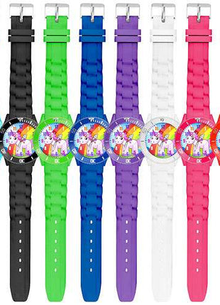 Colorful Children's Watch Silicone Unicorn Watch Learning Watch 