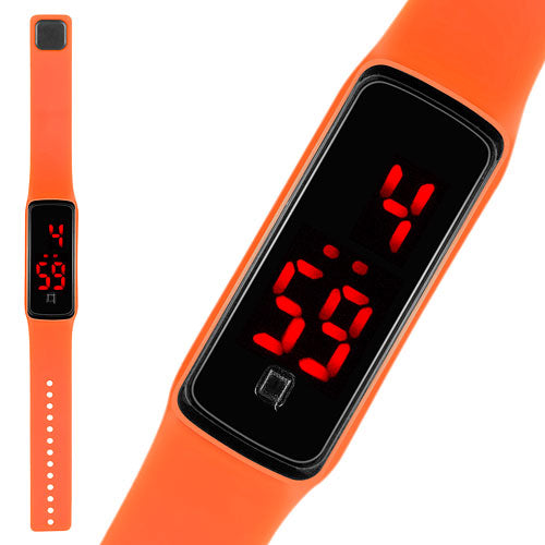 LED Digitale Silikon Uhr Armbanduhr Sportuhr