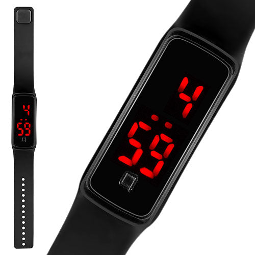 LED Digitale Silikon Uhr Armbanduhr Sportuhr