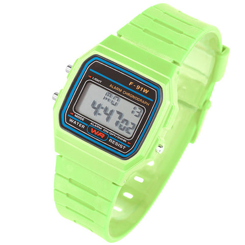 Digitale Silikon Uhr 80er Jahre Armbanduhr viele Funktionen