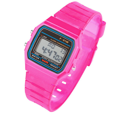 Digitale Silikon Uhr 80er Jahre Armbanduhr viele Funktionen