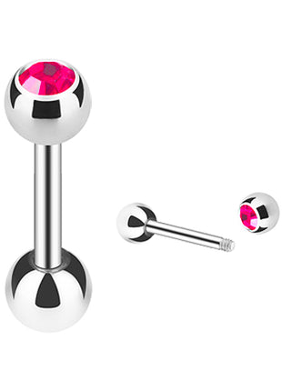 JS03 / Silber  - 6mm / Pink