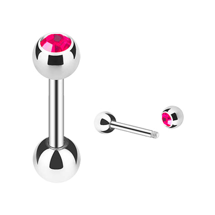 JS03 / Silber  - 6mm / Pink