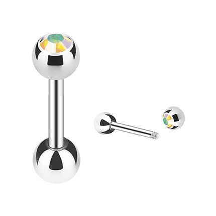 JS03 / Silber  - 8mm / Rainbow