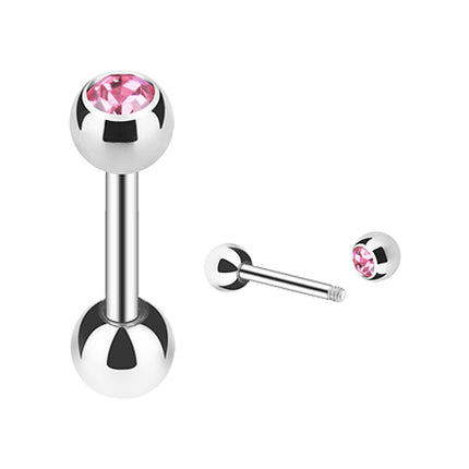 JS03 / Silber  - 6mm / Rosa